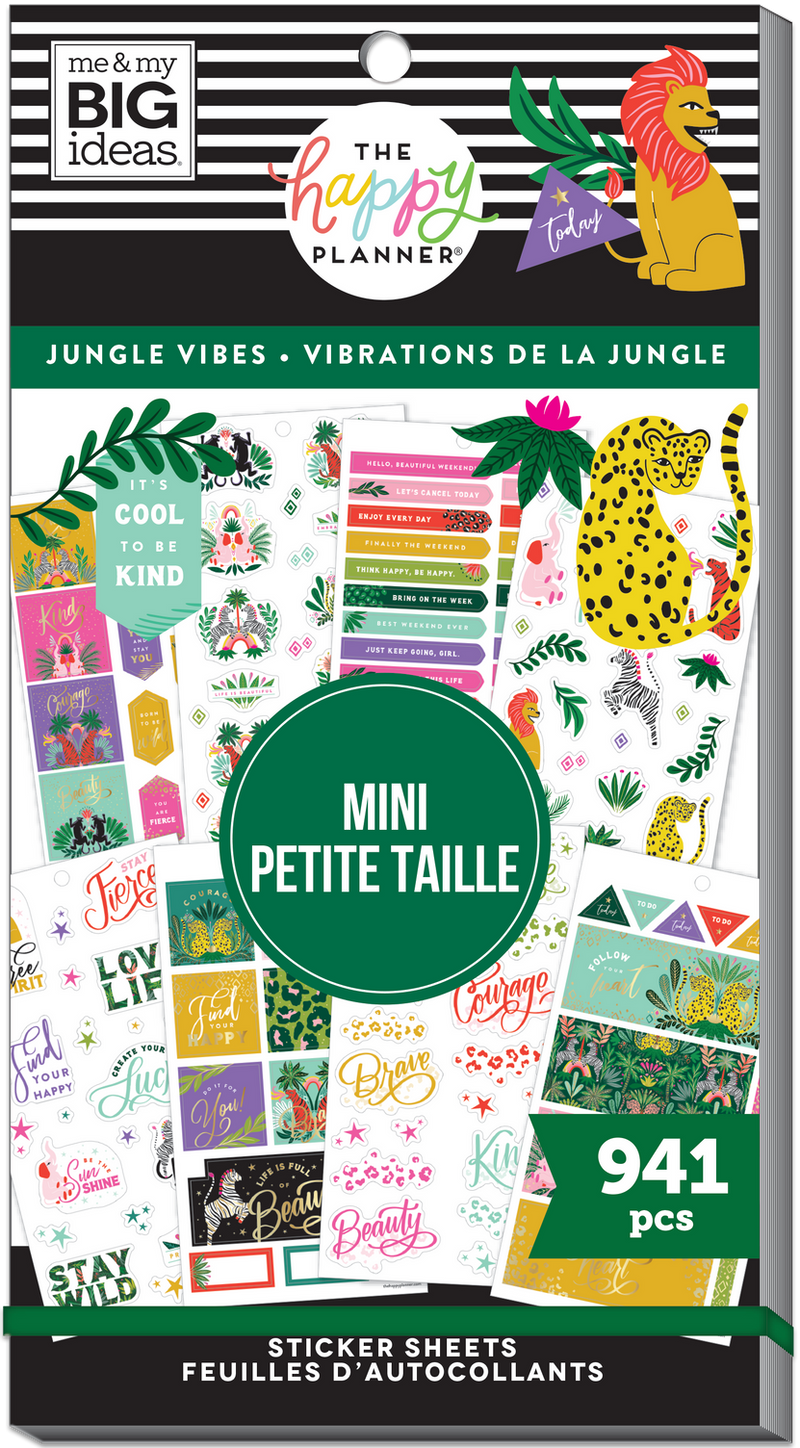 Mini Value Pack Stickers - Jungle Vibes
