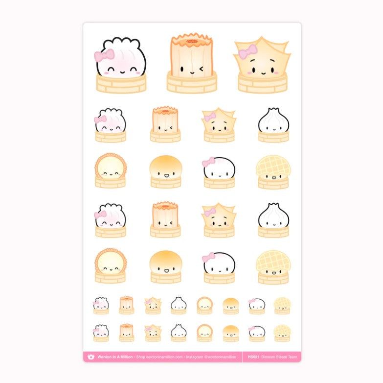 Dimsum Steam Team | Washi Stickers