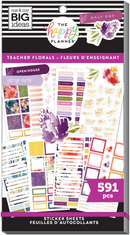 Value Pack Stickers - Teacher Florals