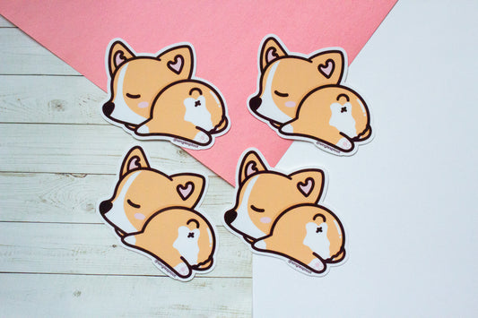 Sleepy Corgi | Sticker