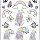 Springtime Gnomes | Sticker Sheet