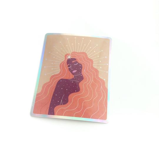 Star Goddess by Katarina Samohin (Collab collection Holo Sticker)