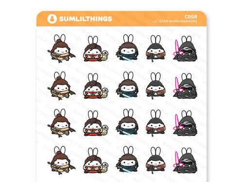 Lil' Star Wars Awakens | Sticker Sheet