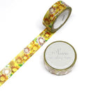 Foiled Sunflower Washi Tape