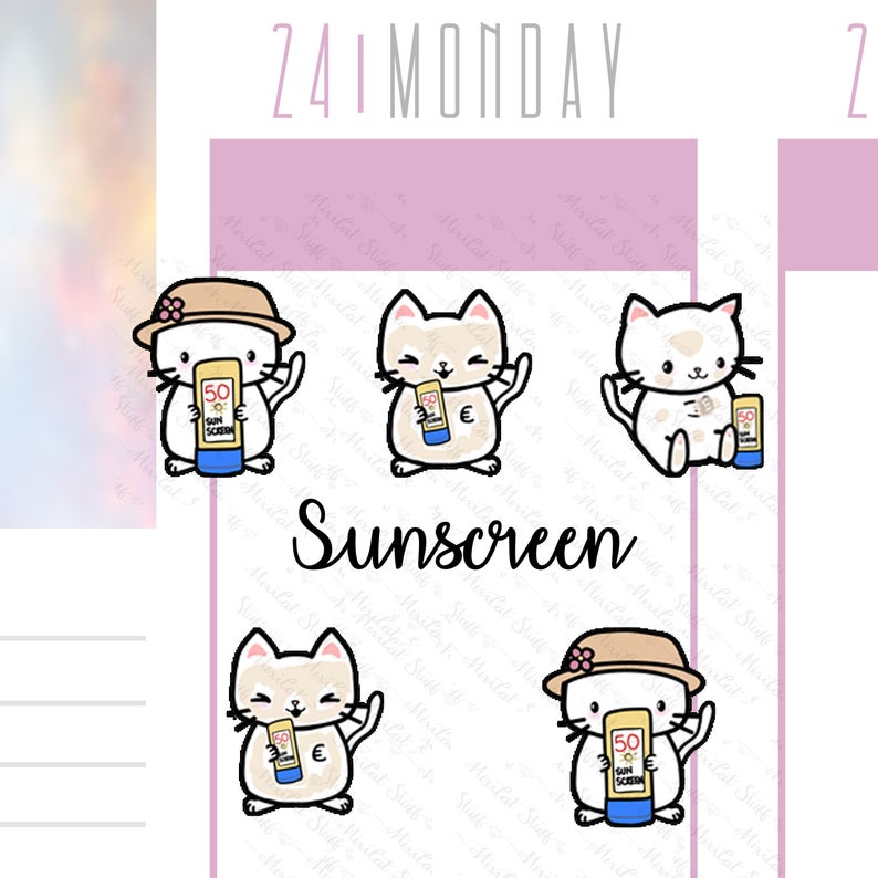 Sunscreen | Sticker Sheet