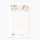 Things To Do Before I Can Read | Notepad