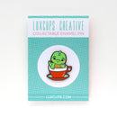 Green Tea Rex | Enamel Pin
