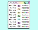This Week | Sticker Sheet