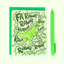 Fa Rawr Dinosaur Christmas | Greeting Card