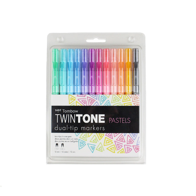 TwinTone Marker 12pk - Pastel