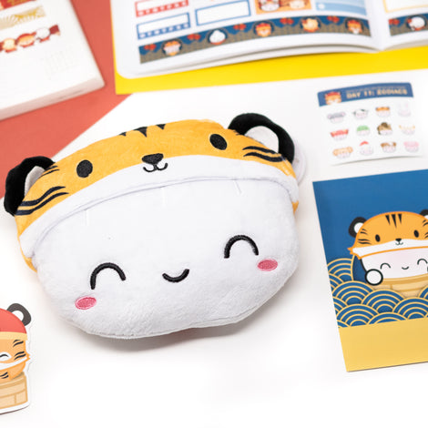 [Day 11] Year Of The Tiger 2022 | Steamie with Tofu the Tiger Hat | Plushie