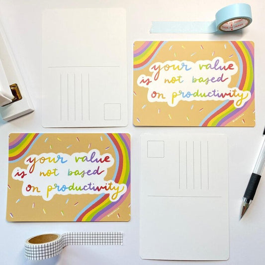 Value and Productivity | Postcard