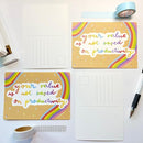 Value and Productivity | Postcard