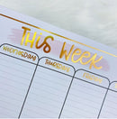 This Week Desk Notepad