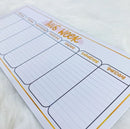 This Week Desk Notepad