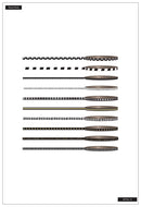 Black and White Skinny Washi Tape