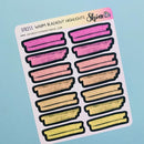 Warm Blackout Highlight Stickers