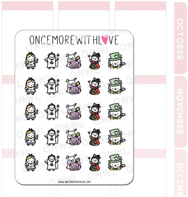 We're All Mad Here | Sticker Sheet