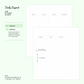 Porcelain - A5W - Daily (Undated, 1 Month) | Planner