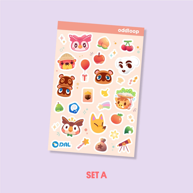 Animal Crossing Deco | Sticker Sheet