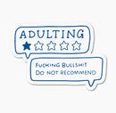Adulting | Vinyl Sticker