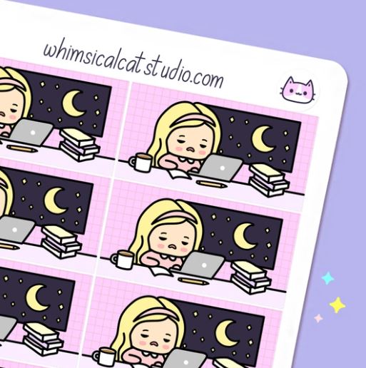 All Nighter | Sticker Sheet