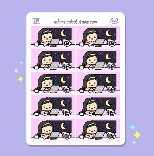 All Nighter | Sticker Sheet