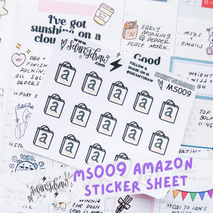 Amazon Shopping Bag | Mini Sticker Sheet