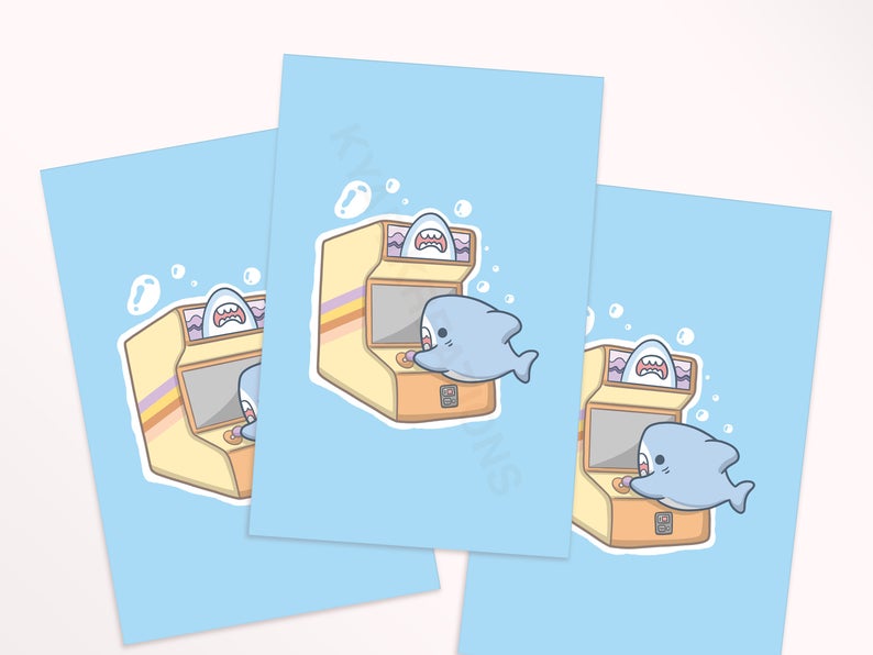 Arcade Shark | Postcard