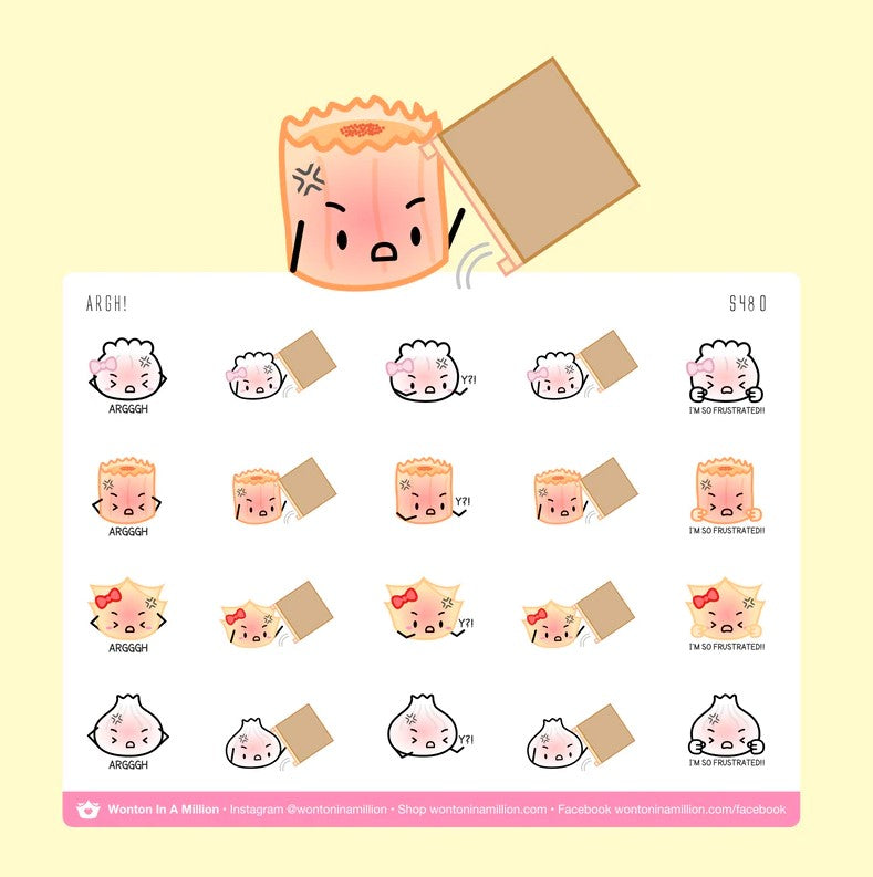 Argh | Sticker Sheet