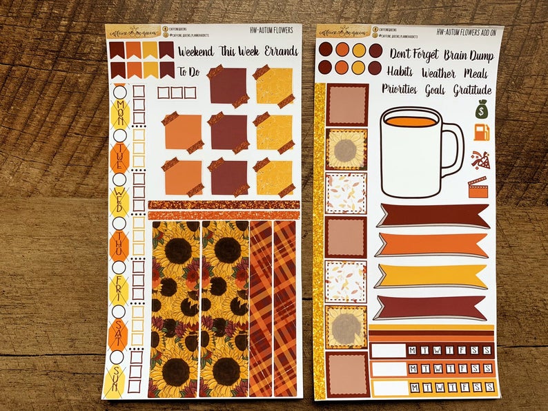 Autumn Flowers | Hobonichi Weeks Kit