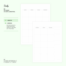 Sakura - B6 - Daily (Undated, 1 Month) | Planner