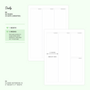 Sakura - B6 - Daily (Undated, 1 Month) | Planner