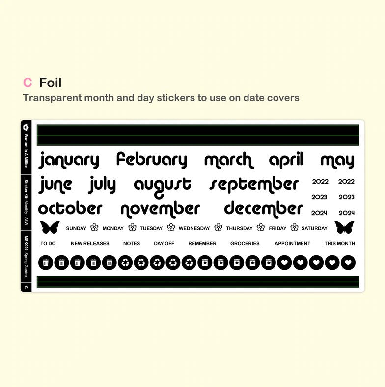 Spring Garden | Monthly B6