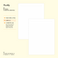 Porcelain - B6 - Monthly (Undated, 12 Months) | Planner
