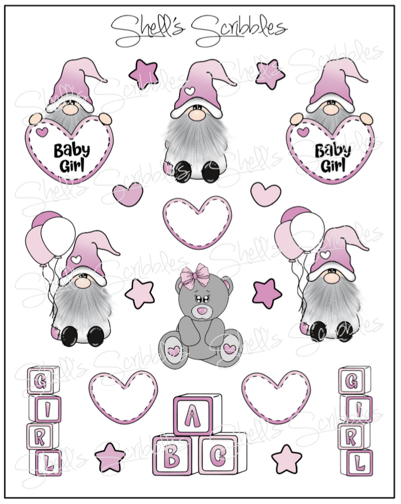 Baby Girl | Sticker Sheet
