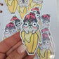 Banana Split | Holo Diecut Sticker