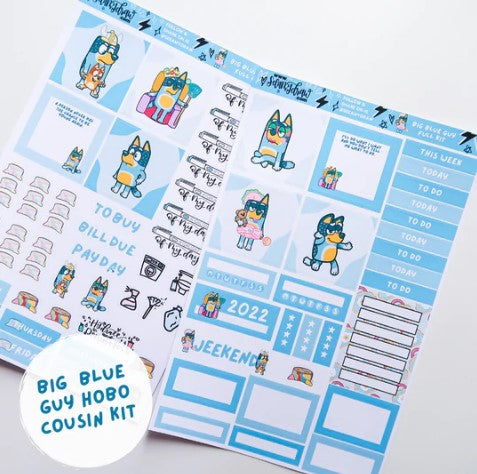 Big Blue Guy | Hobonichi Cousins Kit