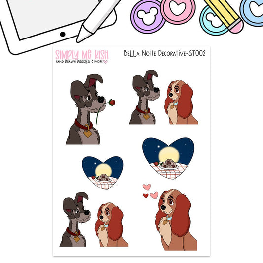 Beautiful Night Decorative | Sticker Sheet