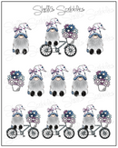 Bicycle Gnome | Sticker Sheet
