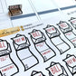 Bill Due Foldover | Sticker Sheet