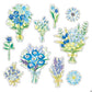 Flowers - Blue | Sticker Pack