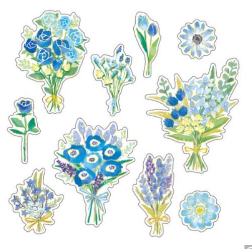 Flowers - Blue | Sticker Pack