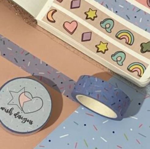 Blue Sprinkles | Washi