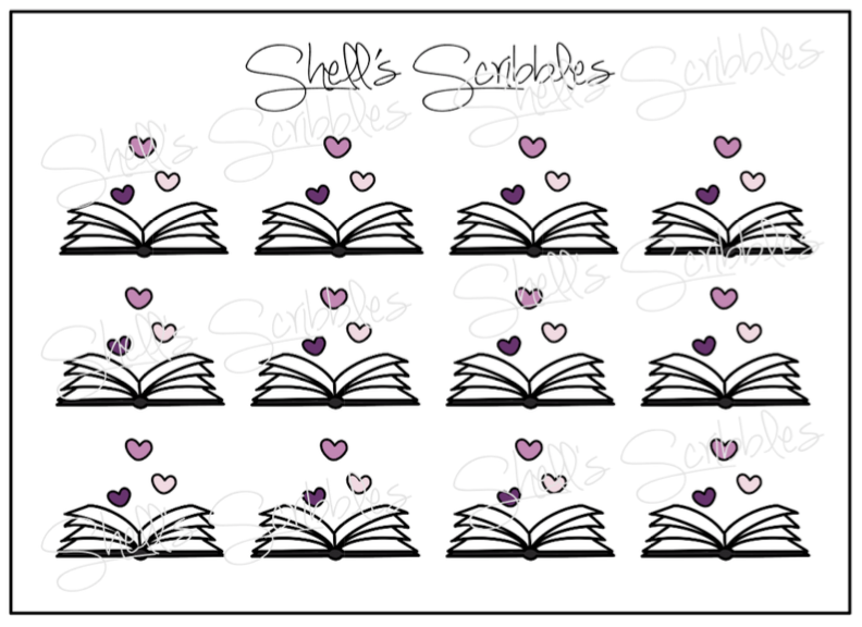 Book Addict | Mini Sticker Sheet