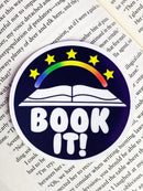 Book It | Clear Vinyl Sticker