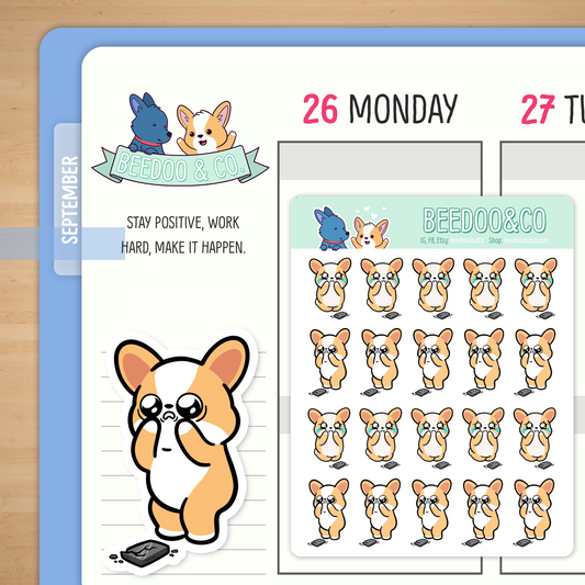 Broken Phone | Sticker Sheet