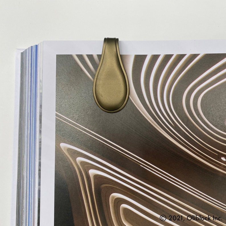 Metallic Pearl - Bronze | Magnetic Paper Clip