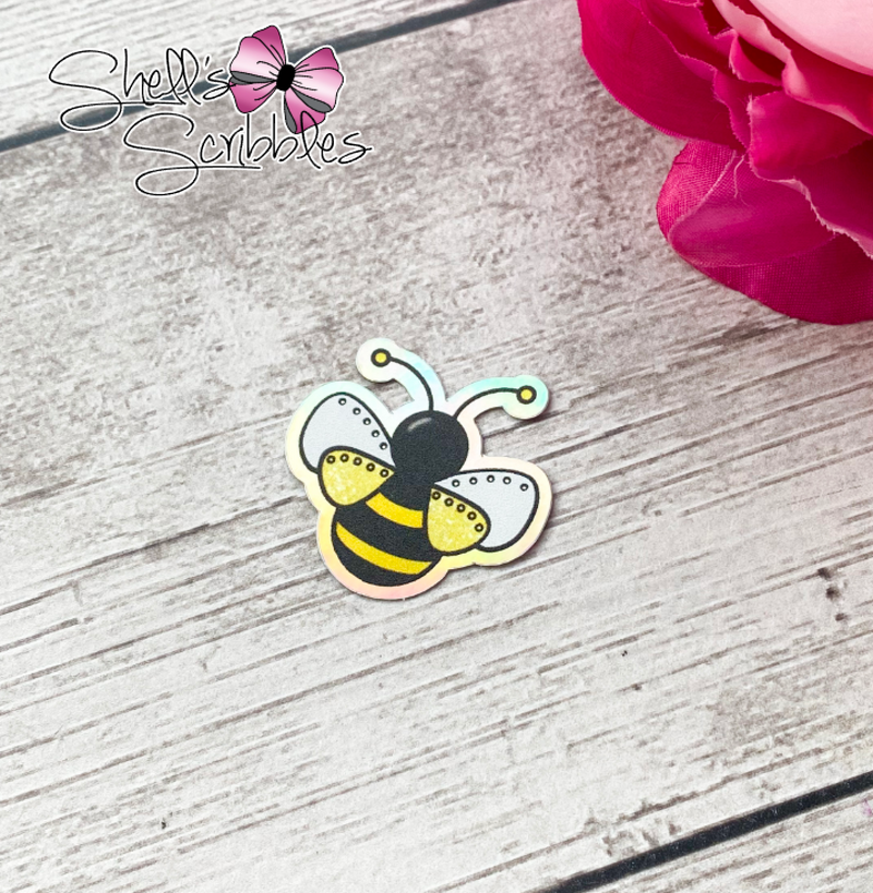 Bumblebee | Holographic Sticker Die Cut