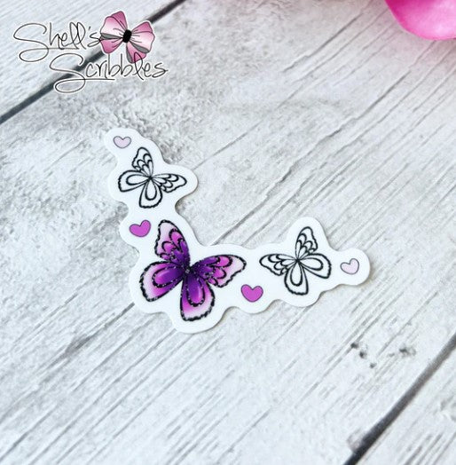 Butterfly Corner | Vinyl Sticker